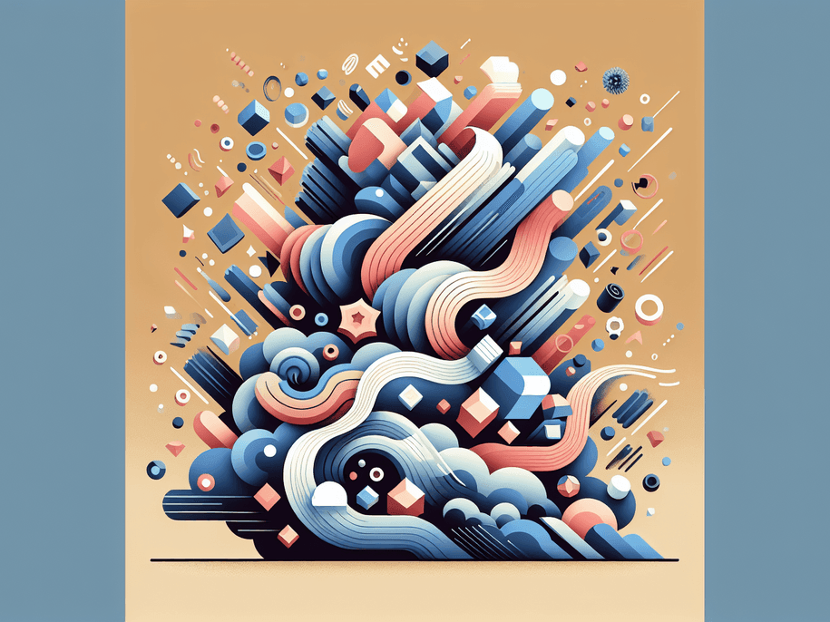 A professional abstract illustration representing the concept of Process Ruthlessly and Regularly in Productivity Systems....