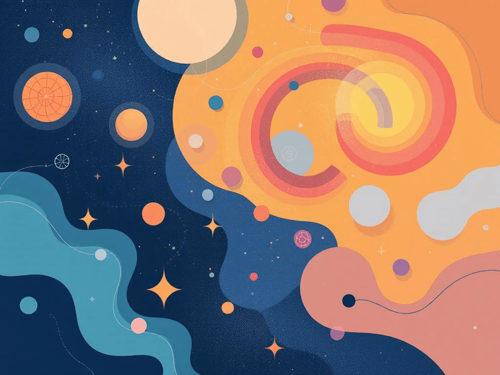 A professional abstract illustration representing the concept of Defining Microdosing in Psychedelics and Microdosing